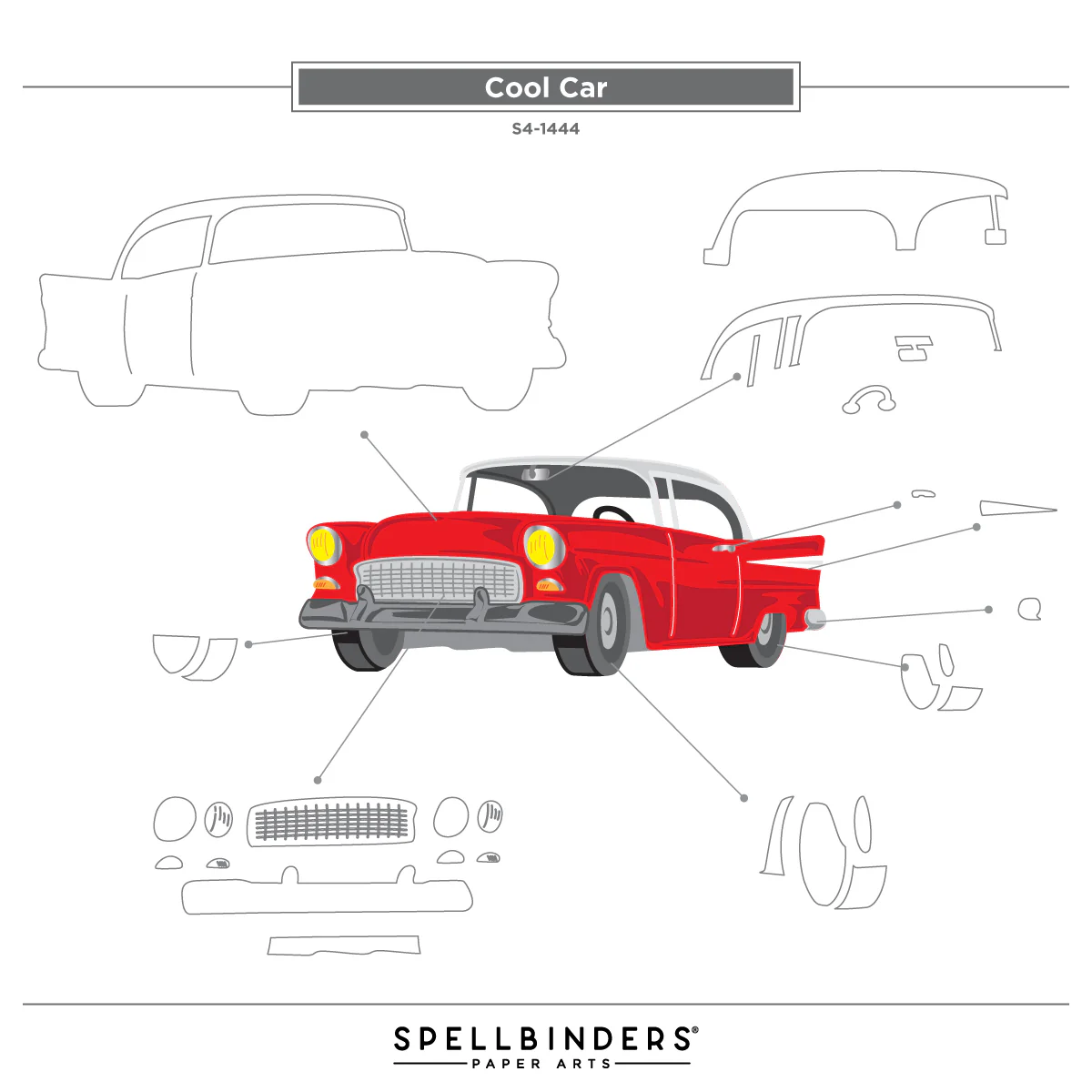 Classic Car Etched Dies by Mindy Eggen - Image 3