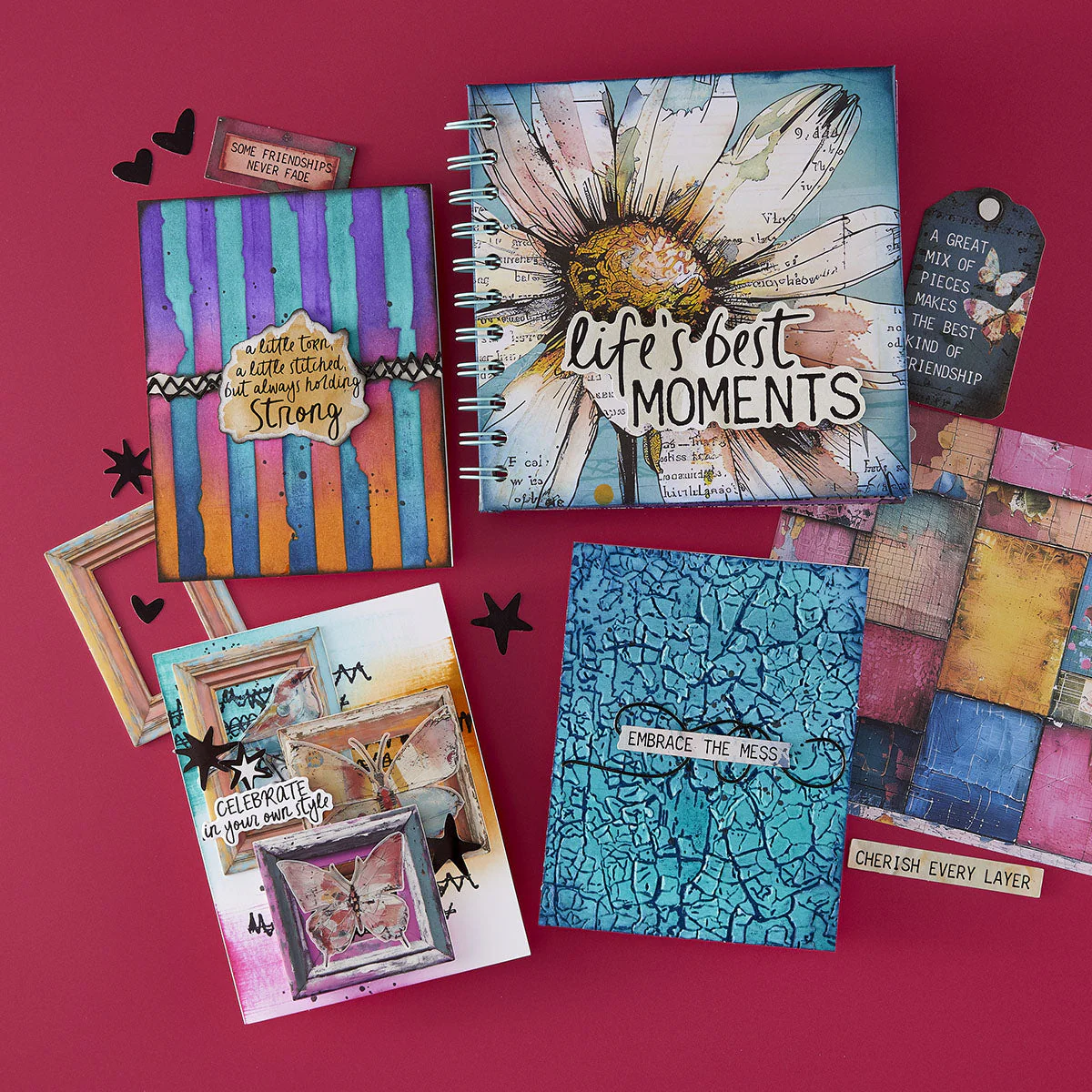 Distress Mix 3D Embossing Folder - Image 3