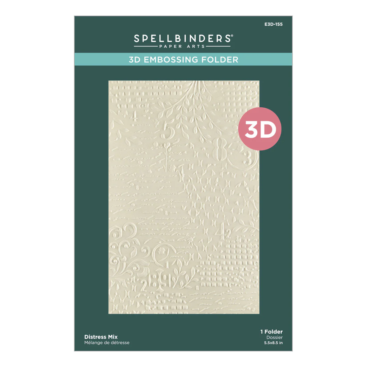 Distress Mix 3D Embossing Folder - Image 9