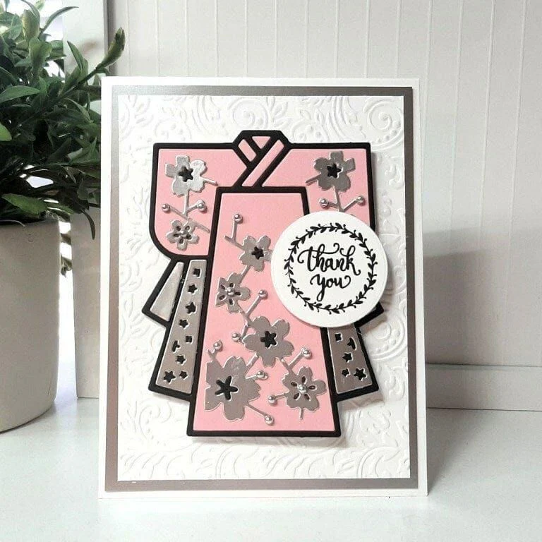 Em-bossing Fold'ers Floral 4.25 x 5.5 in Single Sided - Image 3