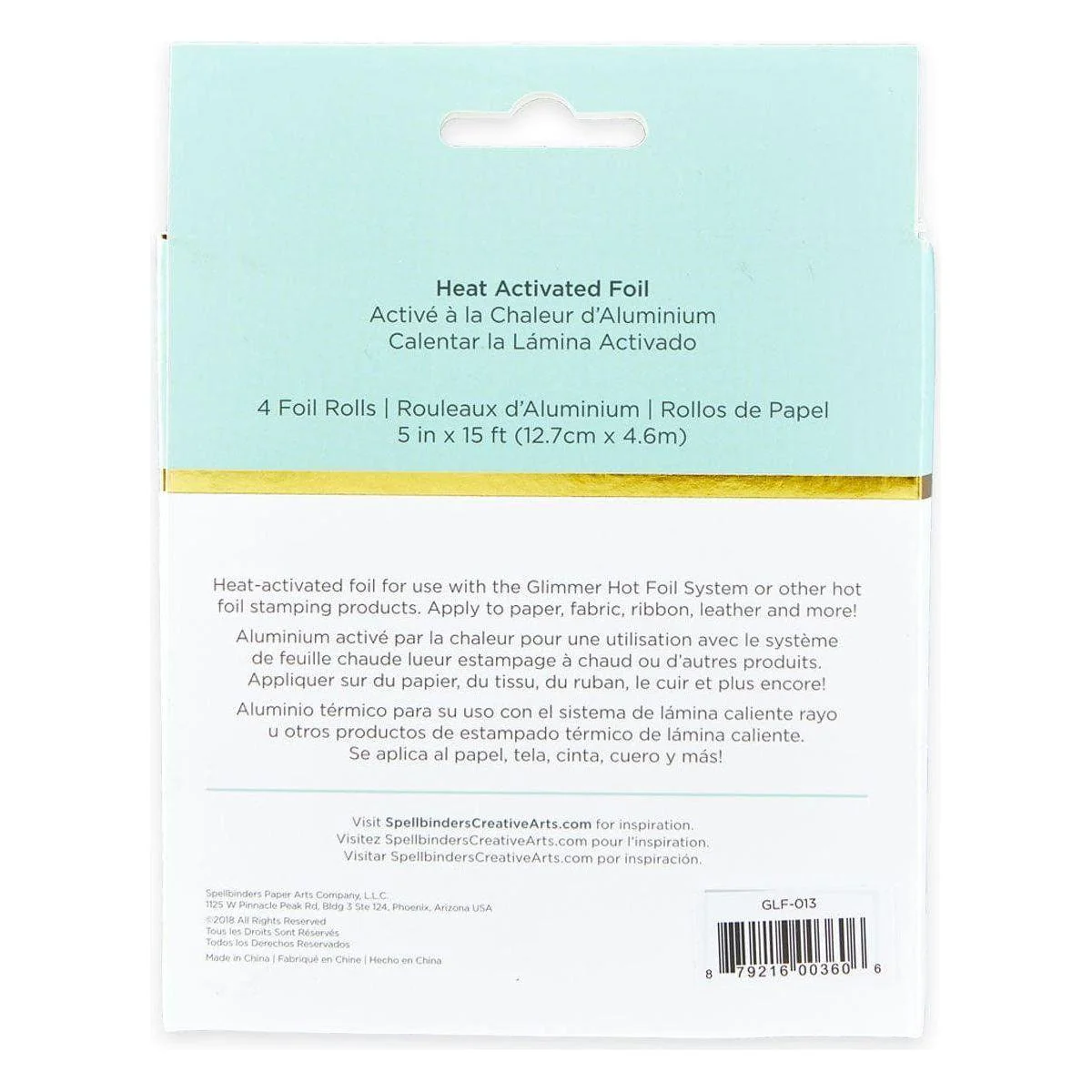 Glimmer Hot Foil  4 Rolls - Holiday Variety Pack - Image 7