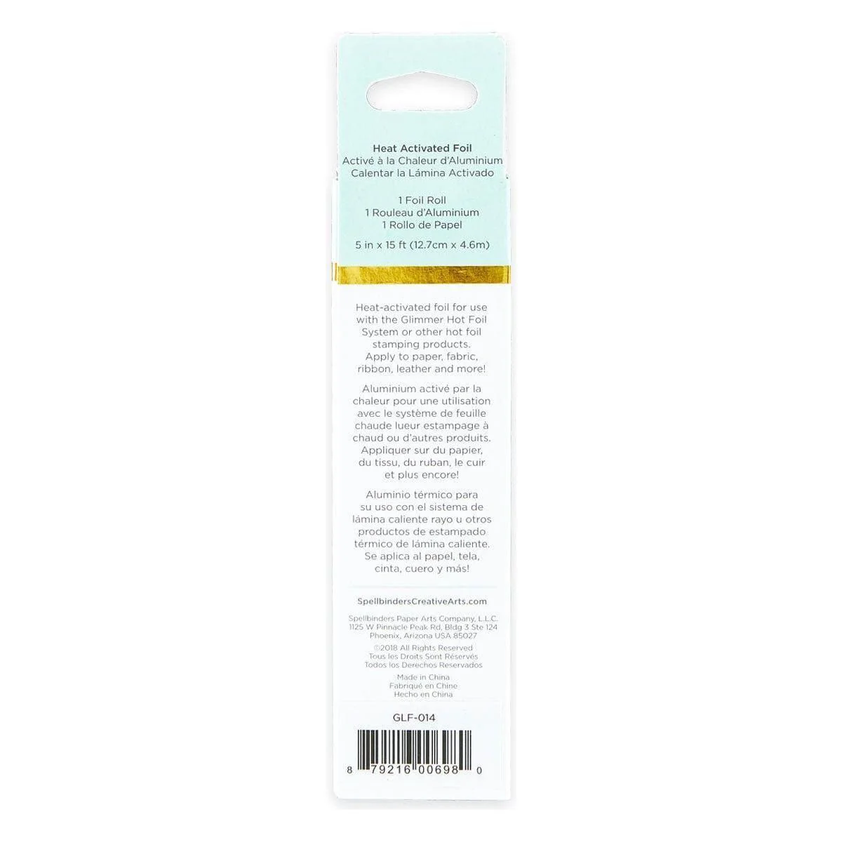 Glimmer Hot Foil Roll - Gold - Image 13