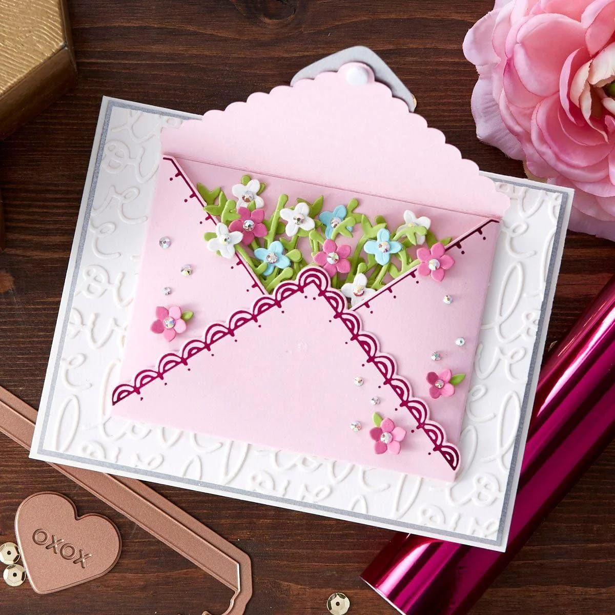 Glimmer Hot Foil Roll - Magenta - Image 5