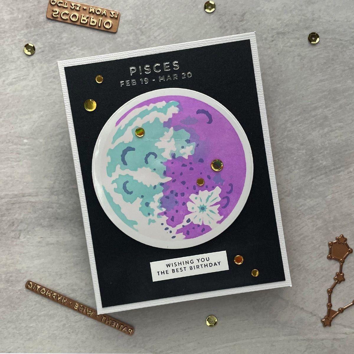 Layered Full Moon Stencil from Celestial Zodiacs Collection - Image 11