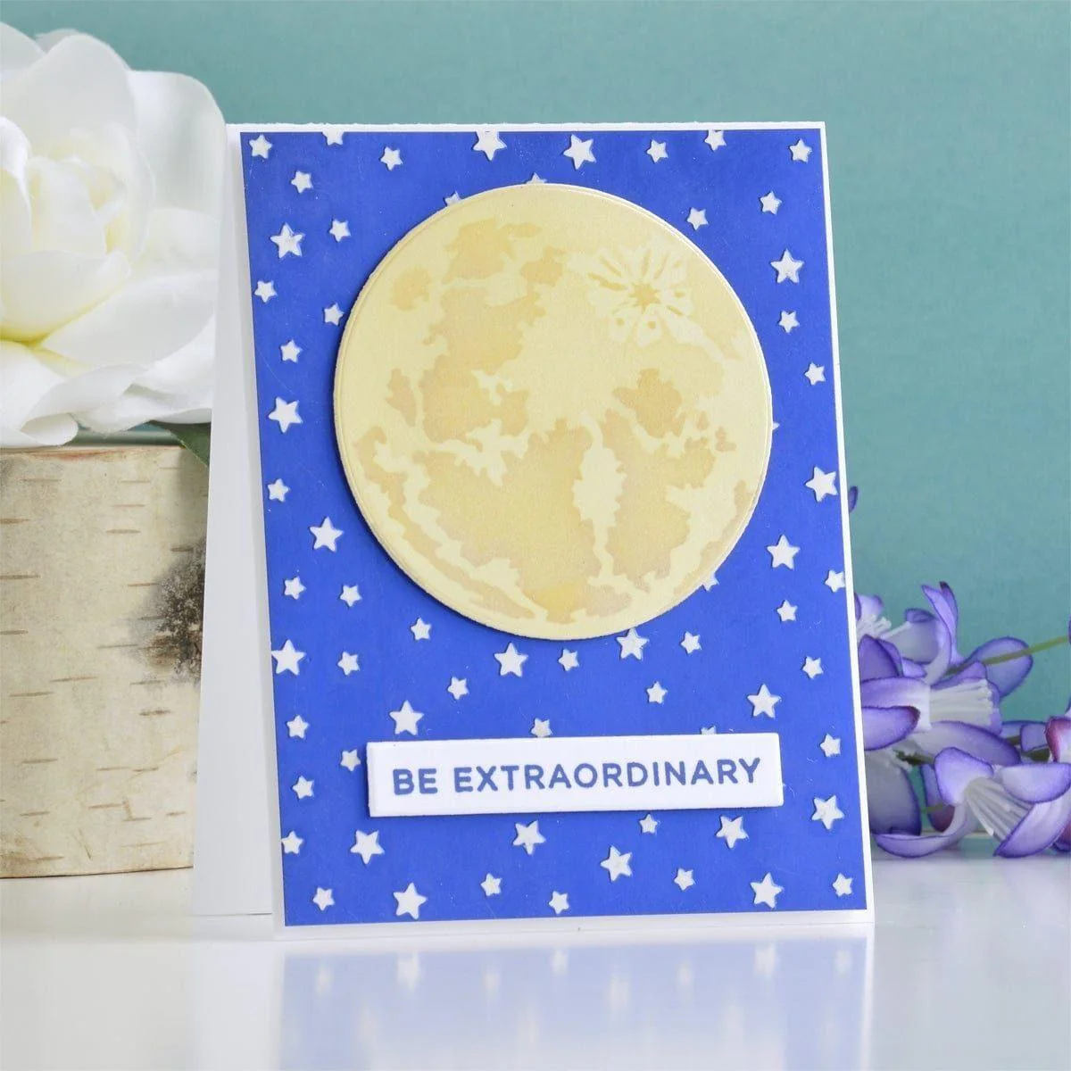 Layered Full Moon Stencil from Celestial Zodiacs Collection - Image 5