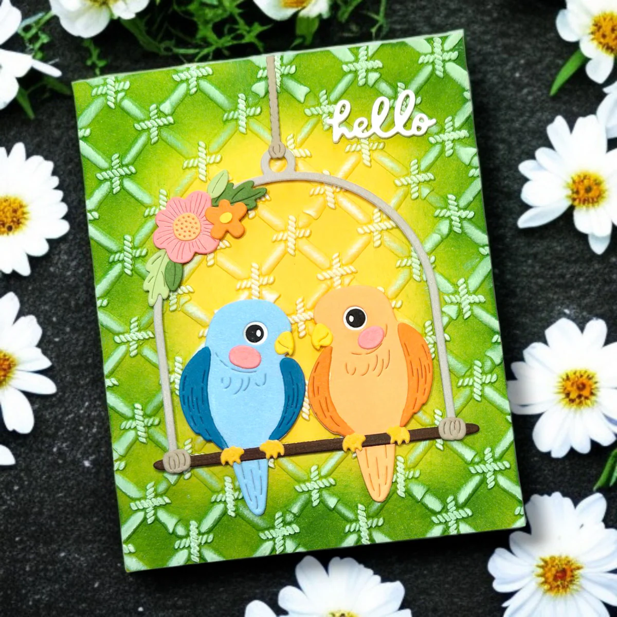 Pretty Birds Etched Dies - Image 5