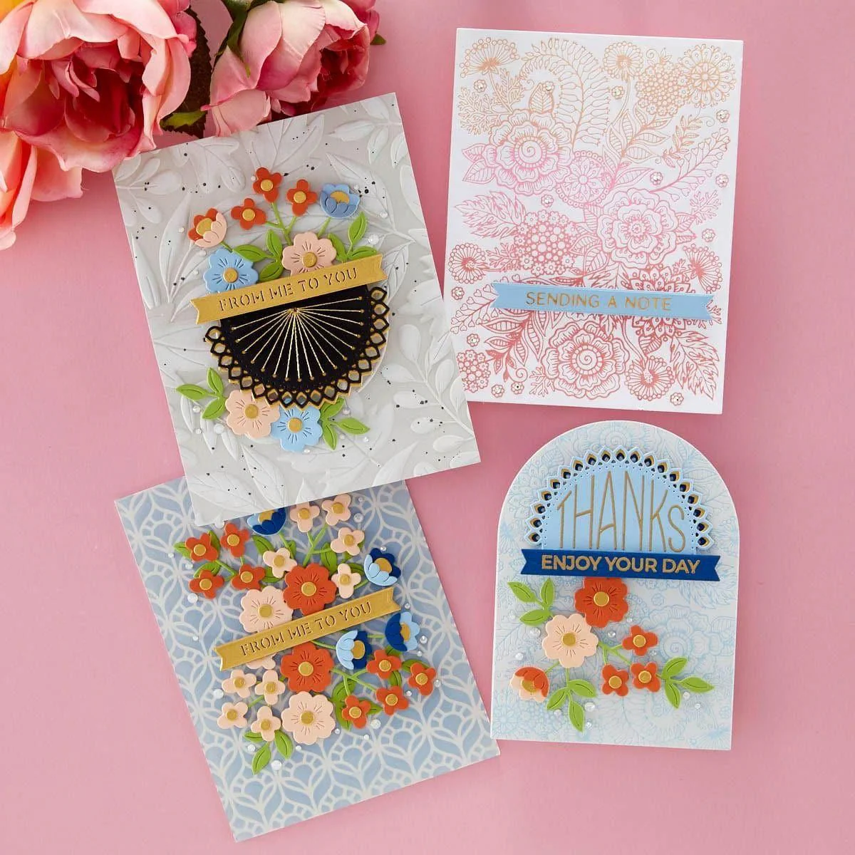 Stitched Kaleidoscope Arch Etched Dies - Image 4