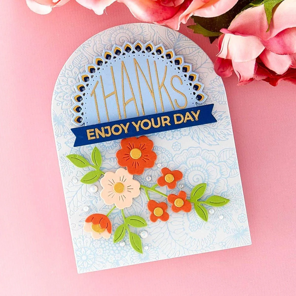 Stitched Kaleidoscope Arch Etched Dies - Image 5